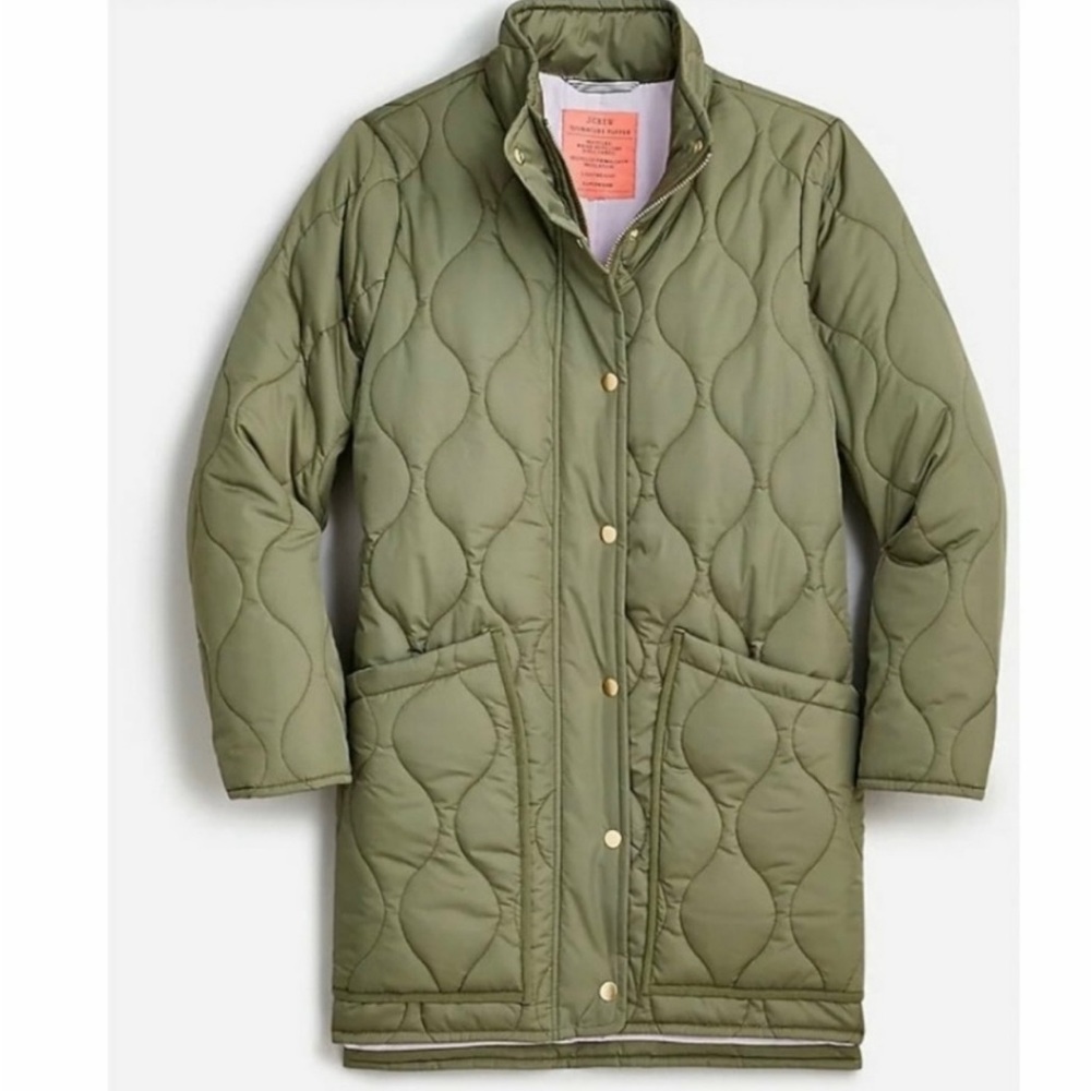 J. Crew Quilted Puffer Coat
